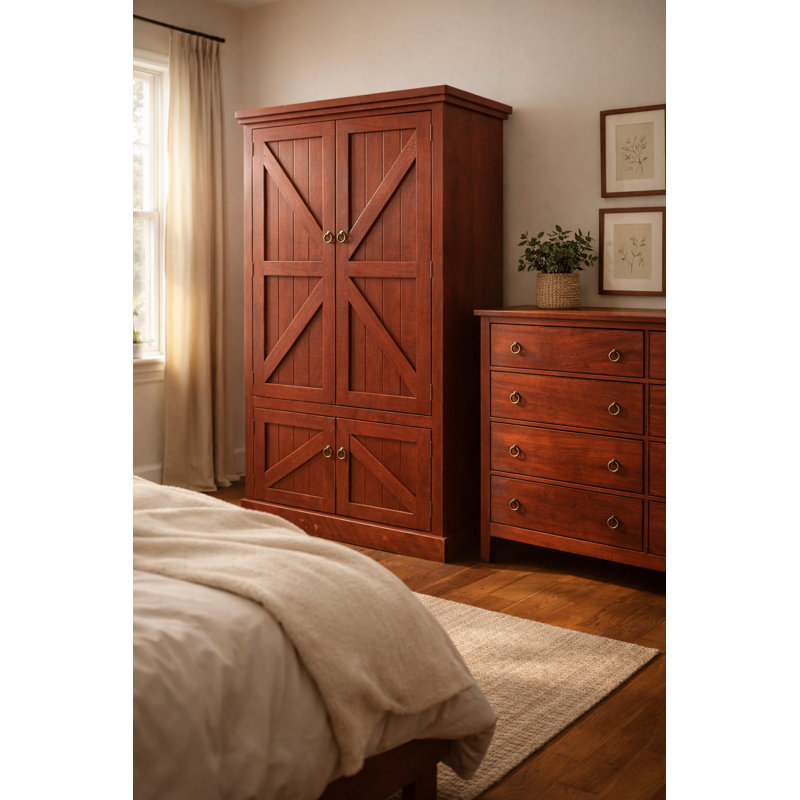 Armoire Kellogg, Rouge vif