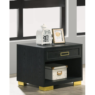 Table de bout contemporaine carrée 1Pc