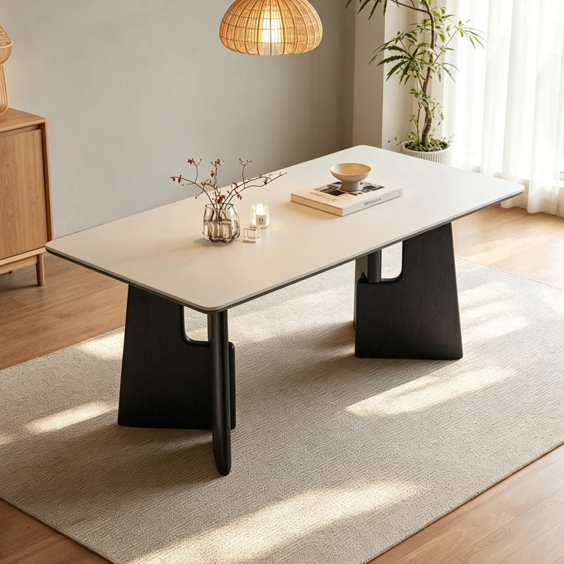 Table frittée French French, 29.5" H x 70.9" W x 35.4" D