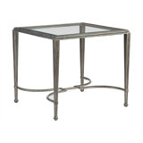 Metal Designs Sangiovese Rectangular End Table