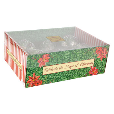 Pinecone glacé - ensemble de 6 pouces