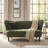 Sloane Mid-Century Modern Boucle Loveseat with Solid Birch Wood Legs-124300219
