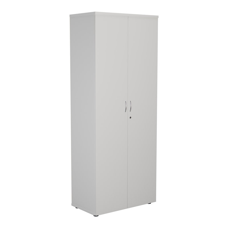 Buariki 2 -Door 4 -Shelf, White
