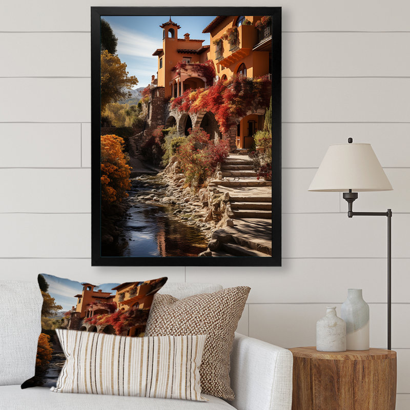 Fauvisme espagnol II sur impression sur toile, Cadre photo noir, H 32 po x l 16 po x P 1 po
