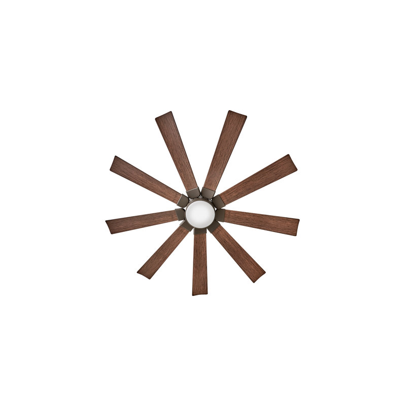 Ventilateur DEL 60 "Turbine, Bronze mat métallique