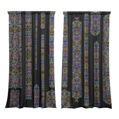 Deviyon Velvet Blackout Curtain Panel Pair