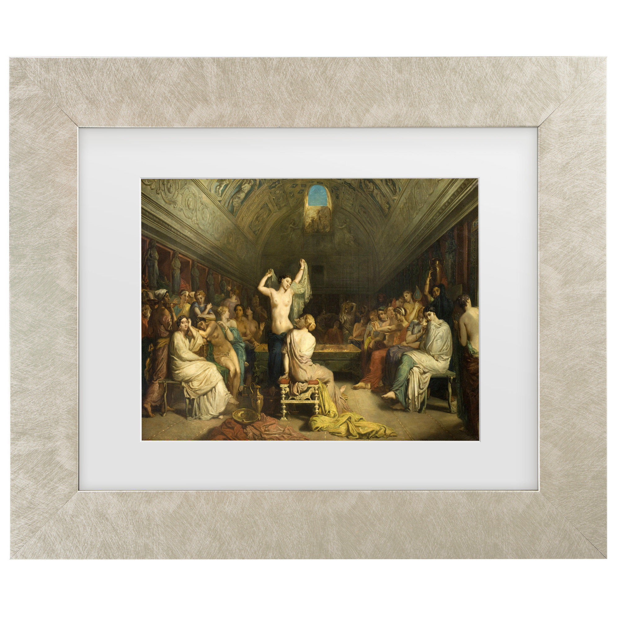 Trademark Canvas Art Tepidarium Framed On Canvas by Chasseriau Painting ...