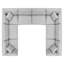 Ensemble de canapé modulaire rembourré rembourré et rembourré 8 pièces Modway Commix-1463978758