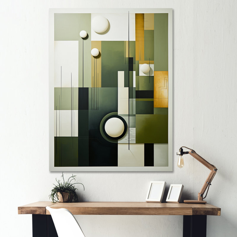 «Jaimmie Golf Harmonious Collage I», reproduction sur toile, H 32 po x l 24 po x P 1 po, Toile tendue
