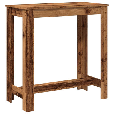 Rectangular Outdoor Bar Table - 102 cm W 50 cm D