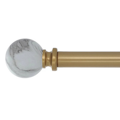 Boville Adjustable Single Curtain Rod