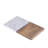 Wood & White Marble Grooved Platter