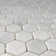 Carrara Hexagon 1" x 1" Marble Mosaic Tile in White