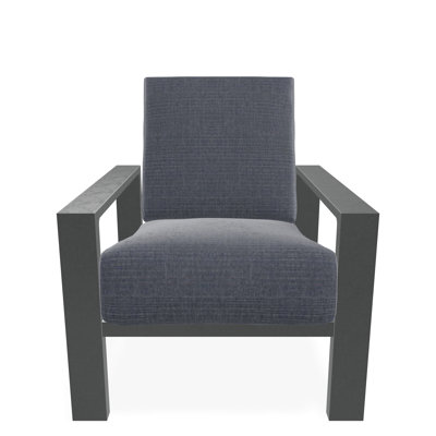 Chaise avec accoudoirs à coussin profond Larssen
