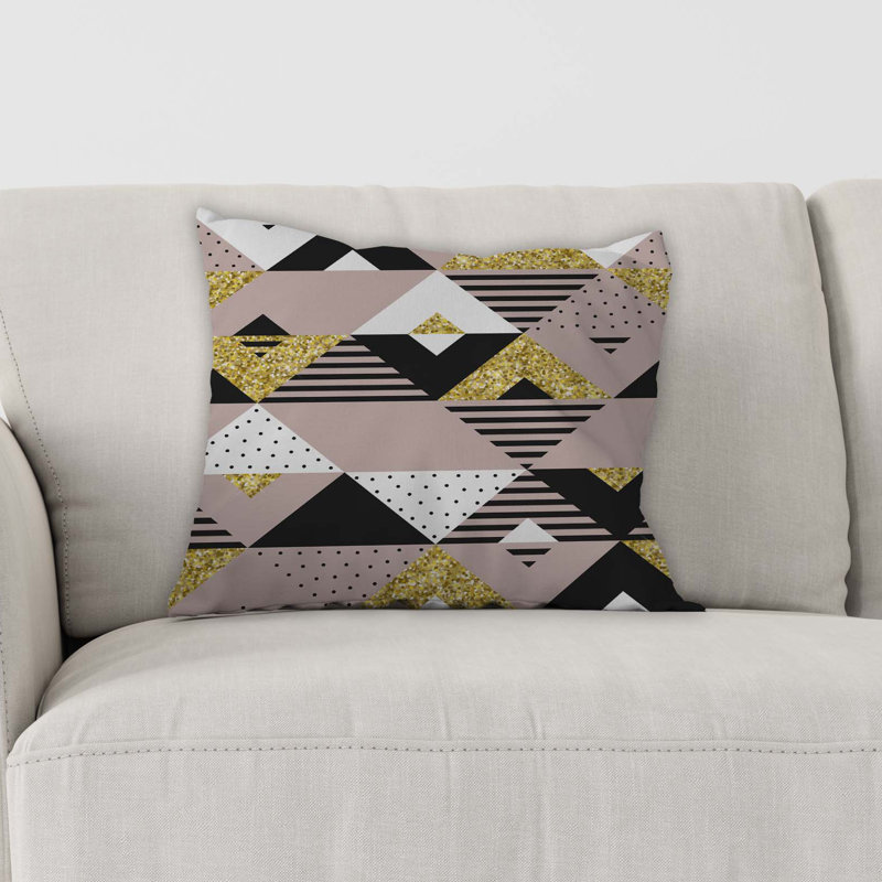 Housse de coussin d'extérieur carré tendance, 26 po x 26 po