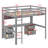 Jaquela Kids Full Loft Bed with Drawers-1964389181