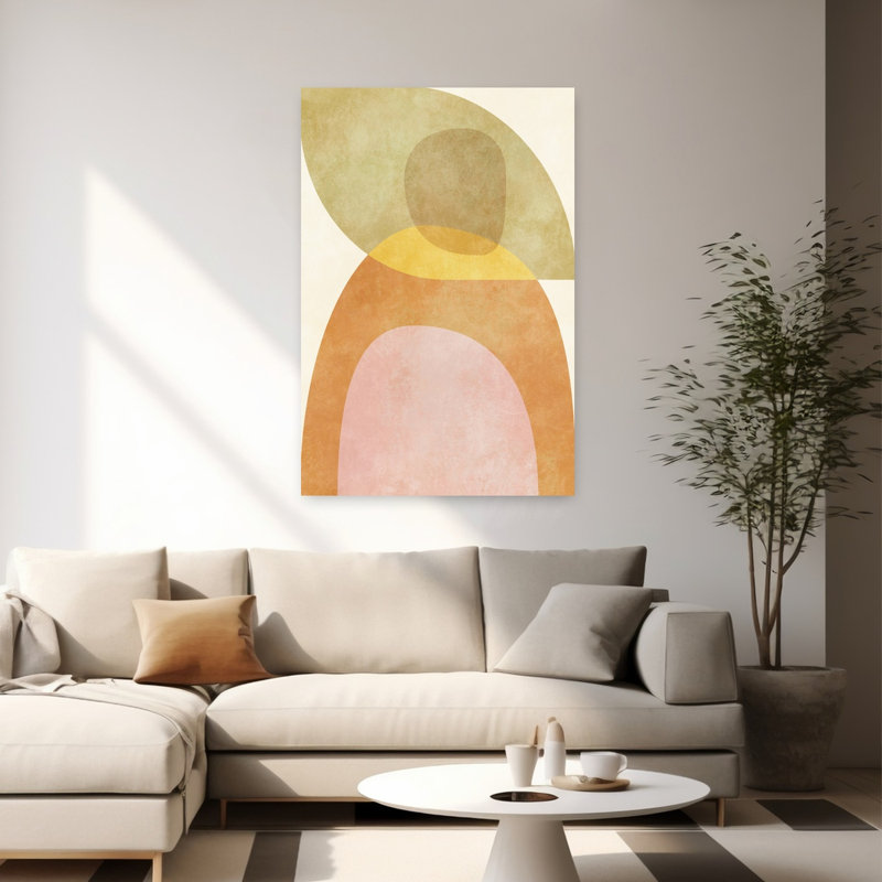Art contemporain, art contemporain abstrait, H 60 po x l 40 po