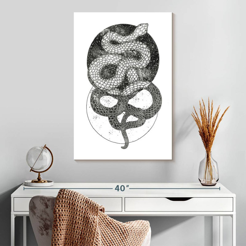 Brampt Good And Evil, 30" H x 20" W