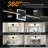 24" Dimmable RGB LED Vanity Bar with Remote Control-836733833