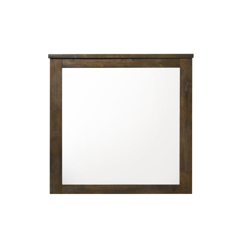 Merrilee Oak Finish Mirror