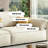 Beige Polyester Standard Sofa cushion Loveseat