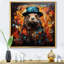 Art africain Kikuyu, art mural «Meercat»-1807503688-1807503685
