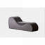 Fauteuil à billes en polyuréthane gris doux et méridienne ergonomique en mousse à haute densité pour la détente dans le salon
