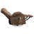Oversized Massage Swivel Recliner Chair With Lumbar Heating And Multiple Features For Ultimate Comfort And Relaxation, Recliner-2121699174
