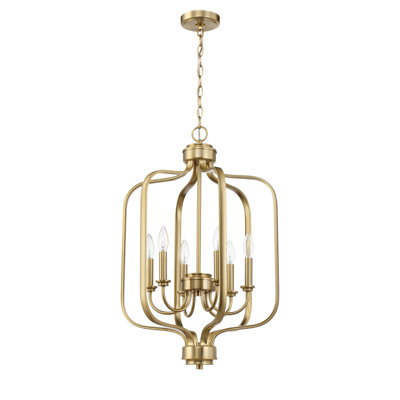 Gulten - Light Satin Brass Candle Style Pendant