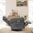 Power Swivel Recliner Glider With Adjustable Headrests & Armrests,  Usb And Type-C Charging Ports-1074102111