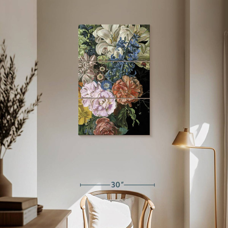 Harnek baroque floral II, H 57 po x l 36 po