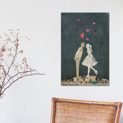 « jolie couple i », impression sur toile tendue