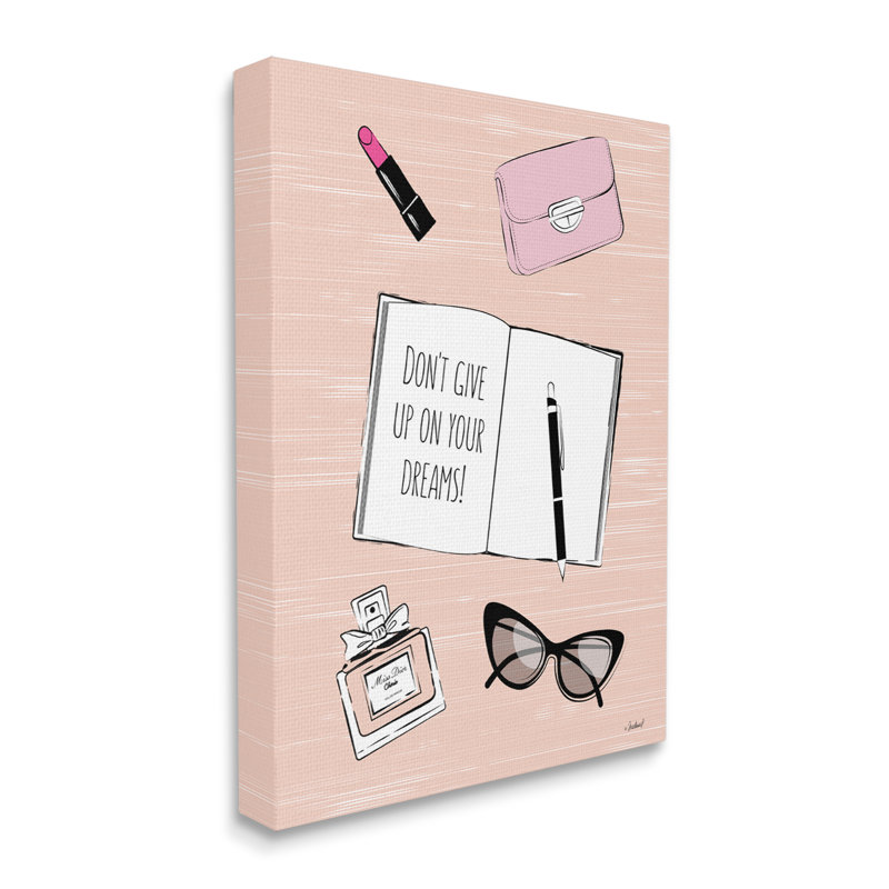 Don't Don't Up Dreams, Toile tendue, H 16 po x l 20 po