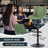 Swivel Upholstered Adjustable Height Counter Stool with Metal Frame-97865836