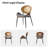 Pateley Mid-Century Modern Rattan Dining Chair Set-107868626-107868627