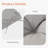 Bench Cushion for Outdoor , Waterproof  Tufted Outdoor Bench Cushion,  Patio Bench Pad for Outdoor/Indoor Chair, 42x16x4in,Silver-1090846225-1090846236