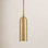 Arla Single Light Metal Dimmable LED Pendant