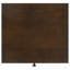 Table d'appoint rectangulaire à 1 tiroir Coffee Brown