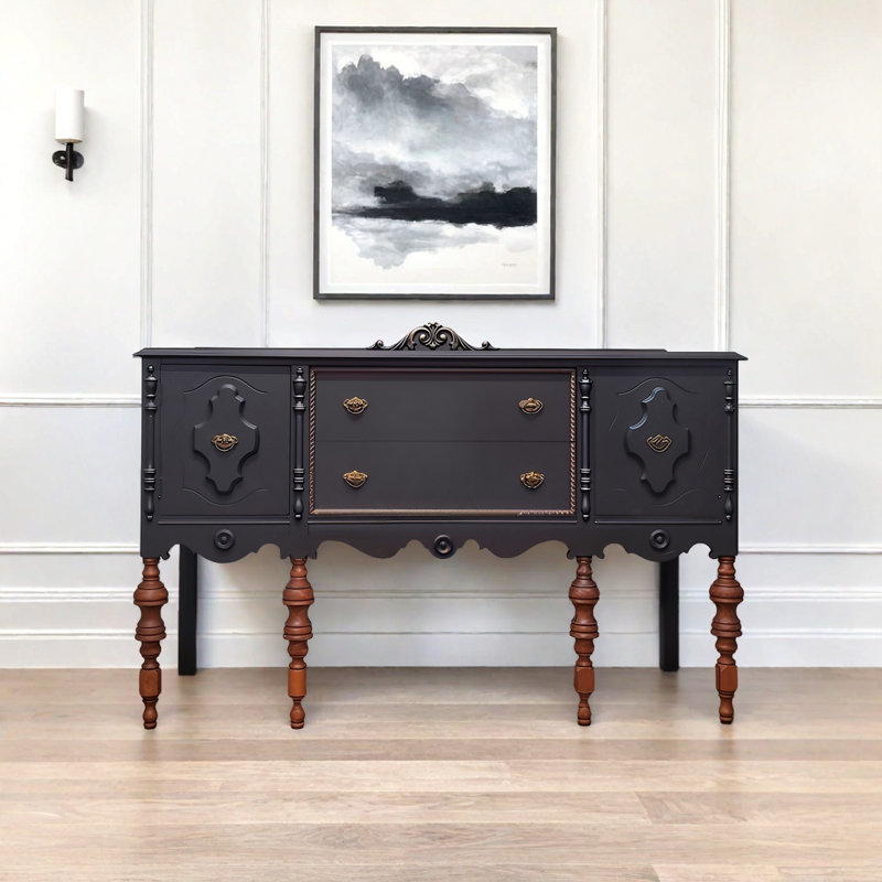 Retro Multifunctional Console Table