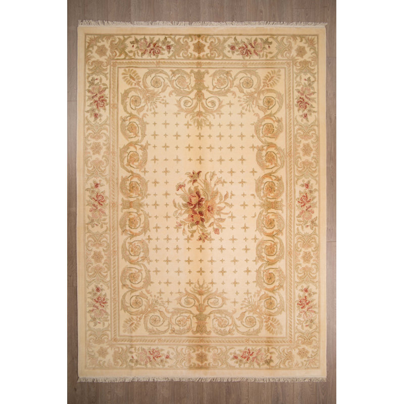Bei Wool Oriental Area Rug, Rectangle 3'1" x 4'11"