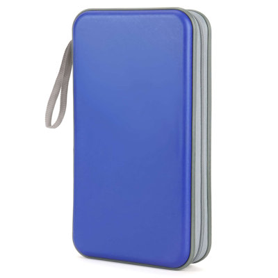 96 Capacity CD Case DVD Case Holder Portable CD DVD Disc Organizer Storage Case by Ebern Designs