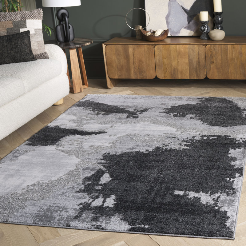 Wave Performance Abstract Indoor Rug, Rectangle 9' x 12'