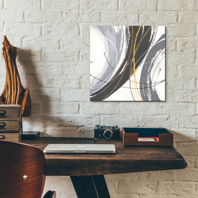Art mural en verre Wrought Studio ™ «Webbed 4» par Chris Paschke