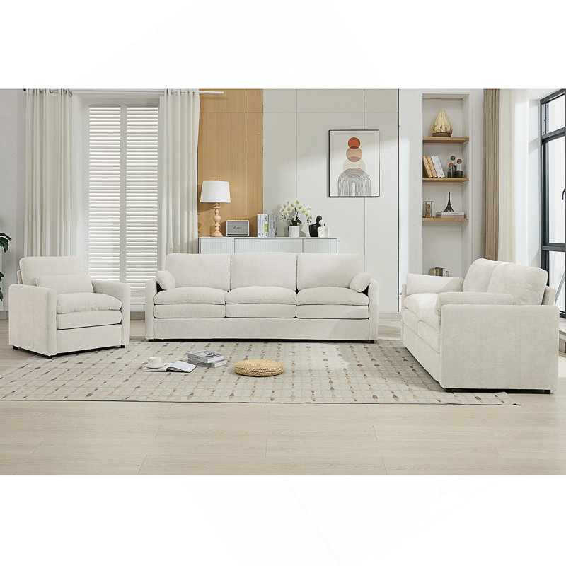 Canapé rembourré surdimensionné Comfy Cloud Canapé, Beige