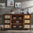 Classic Vintage Painted Solid Wood Sideboard