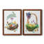 Bunny Hop - ensemble de 2 peintures sur toile encadrées-97478511-97478509