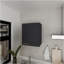 Armoire murale Dennard, cuisine, noir-1258097465