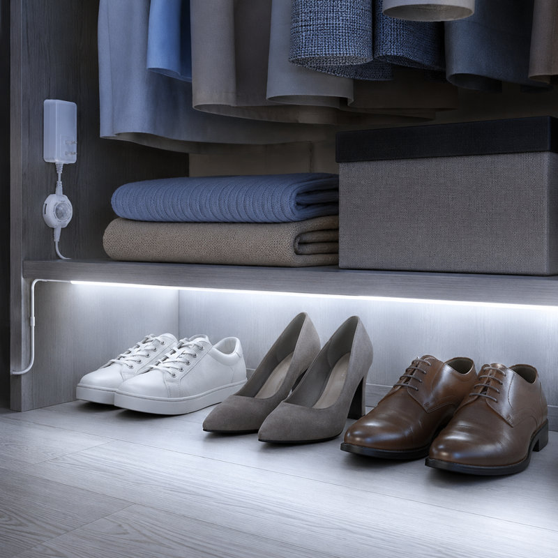 Bande de lumière DEL 16 lumières à mouvement activé 300 lumières 6000K, 5ft