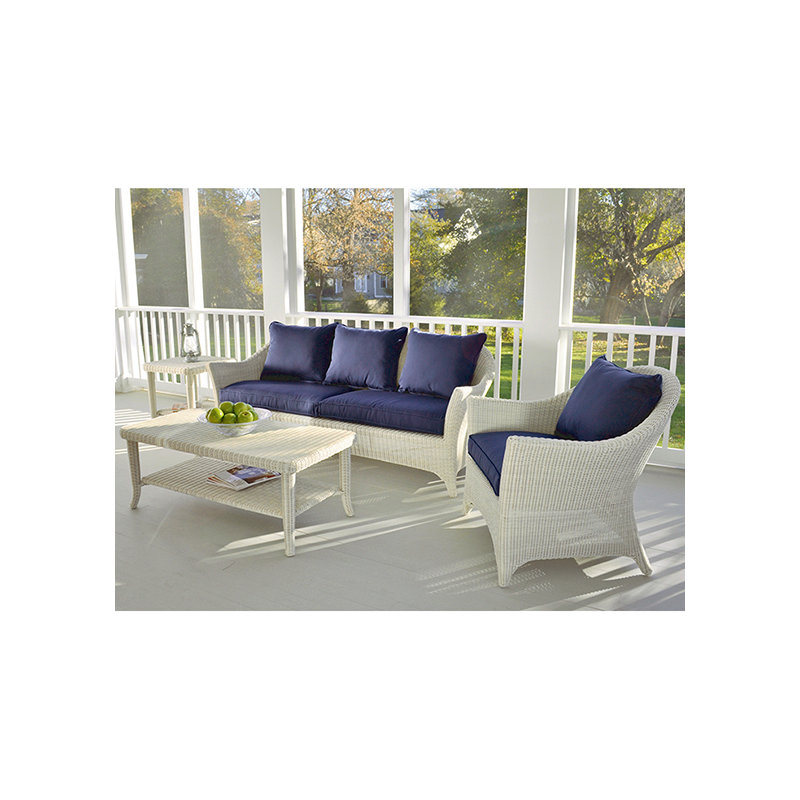 Cape Cod Outdoor Coffee Table, Off White