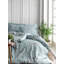 Ensemble de housse de couette 100% coton bleu / blanc-77656261-96731469